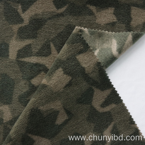 Recycled 100%Polyester Soft Handfeeling Disruptive Pattern Aop Polar Fleece Fabric for Garments Military Suits